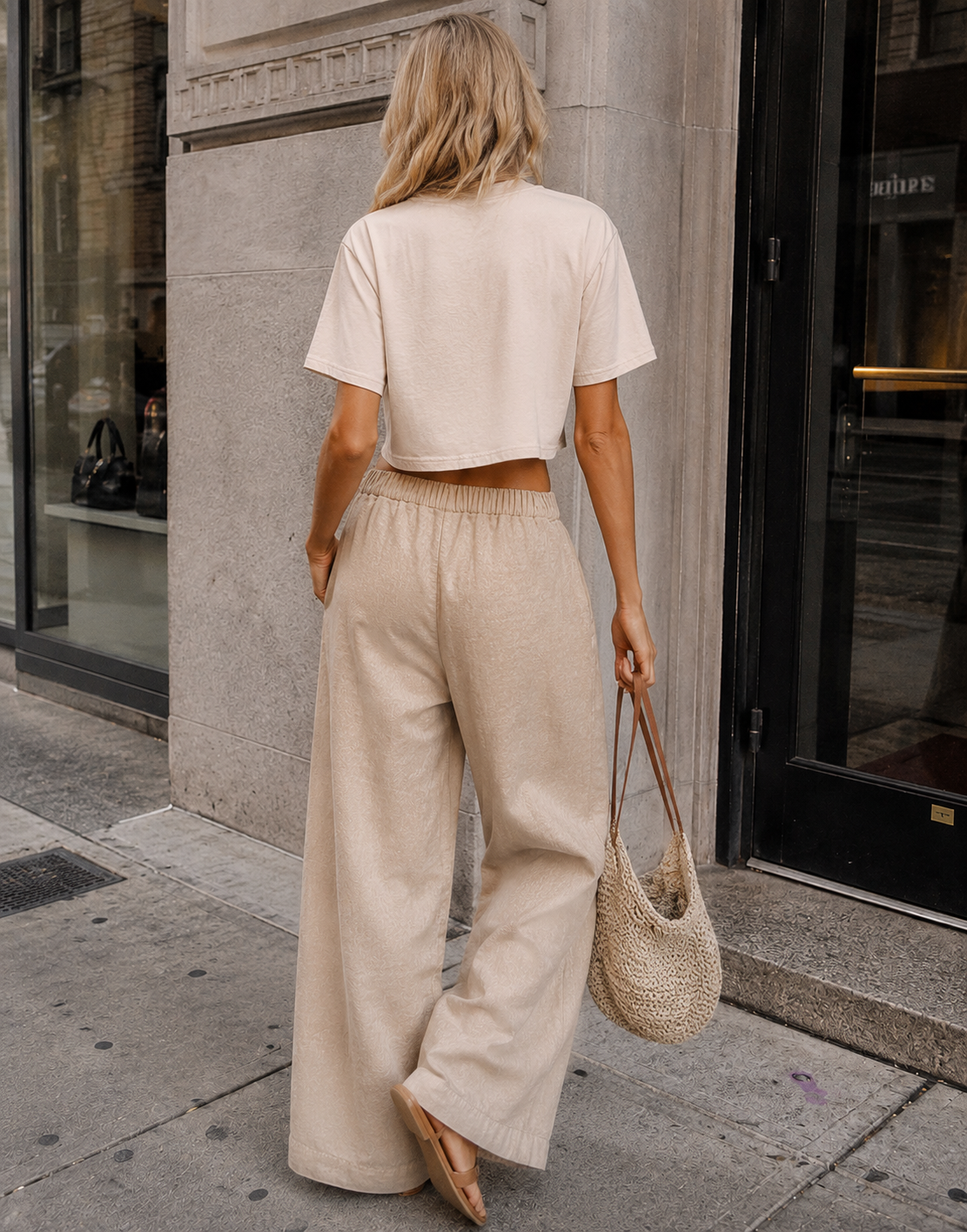 Short-Sleeve Tee - Beige