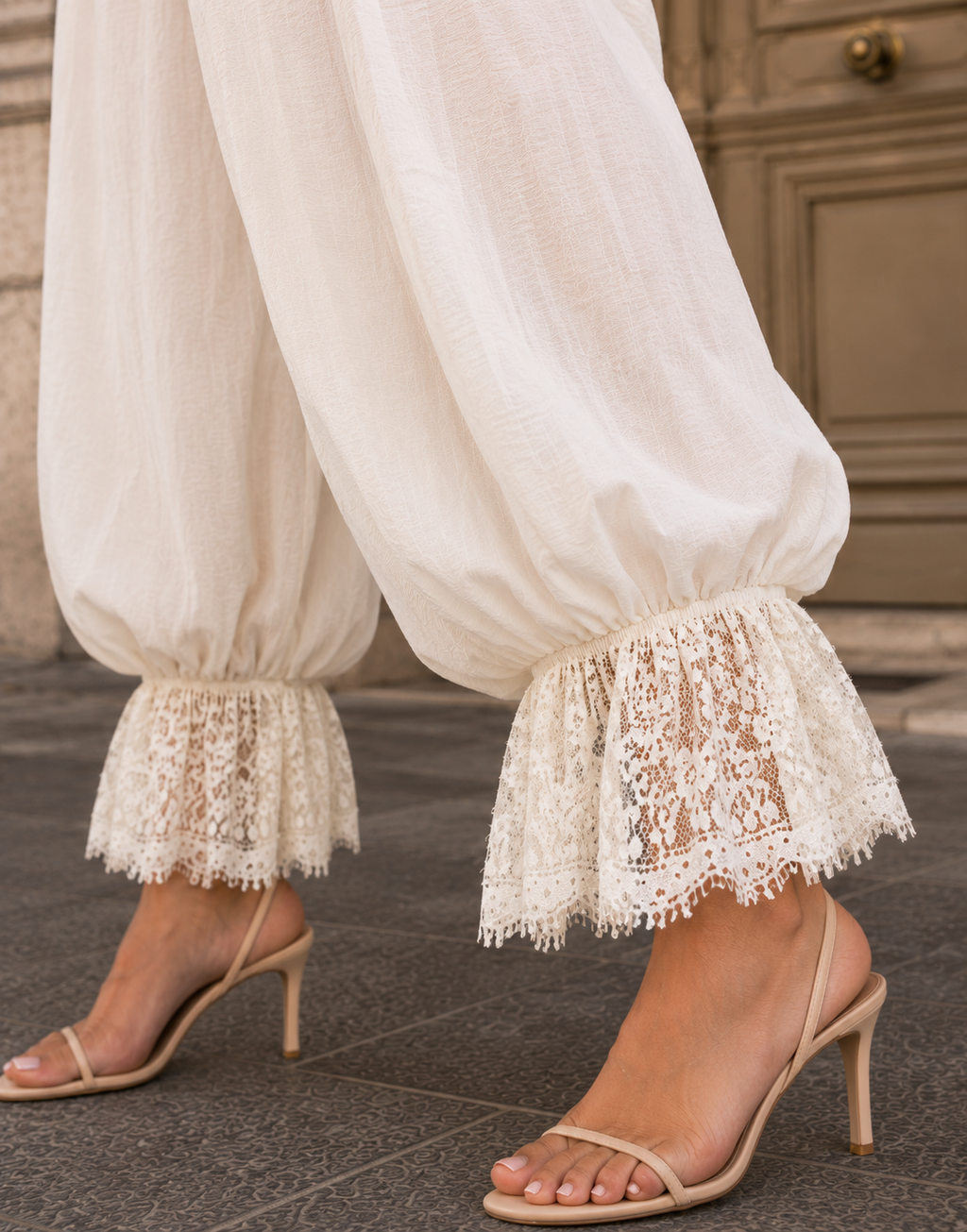 Balloon Harem Pant - Apricot