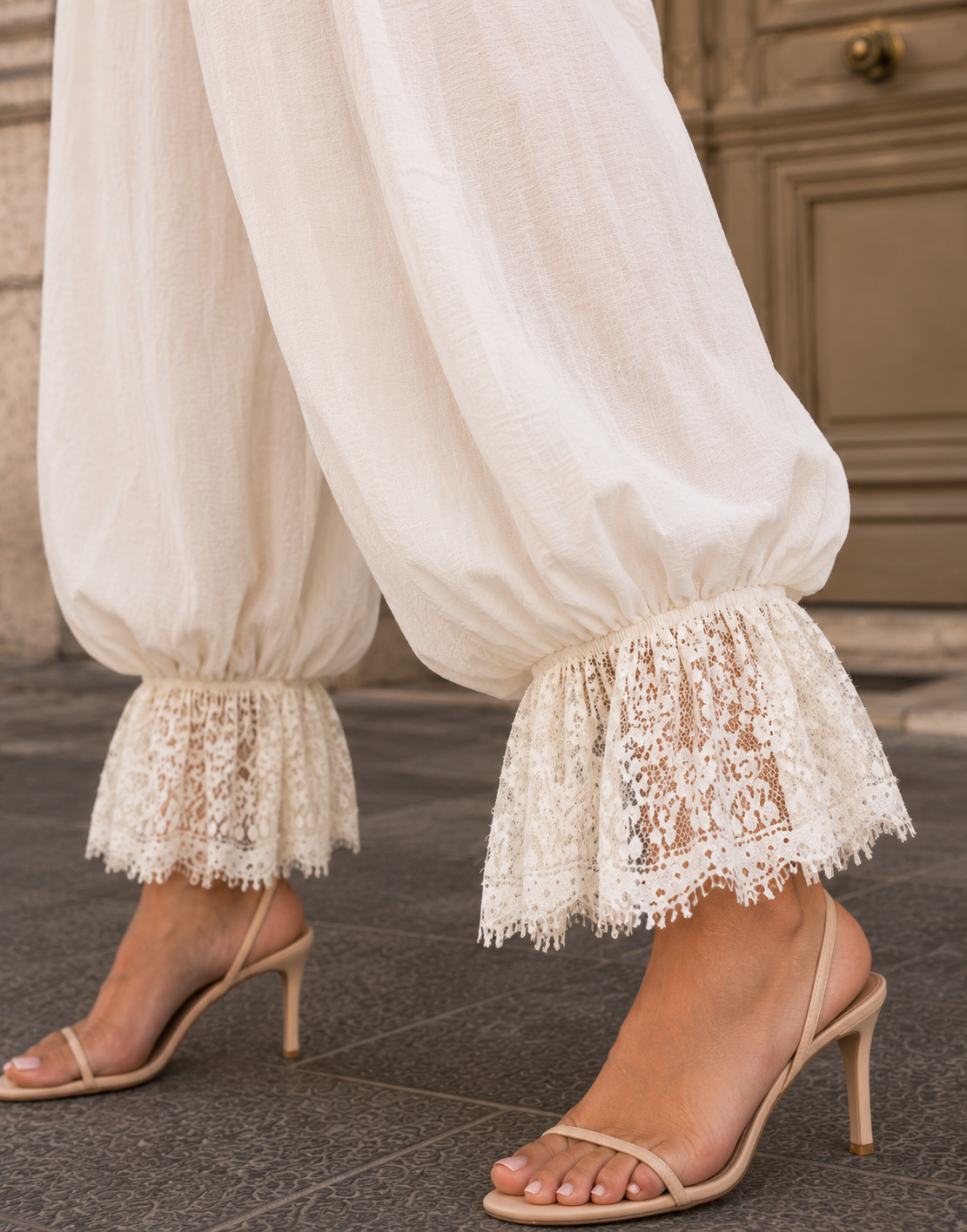 Balloon Harem Pant - Apricot