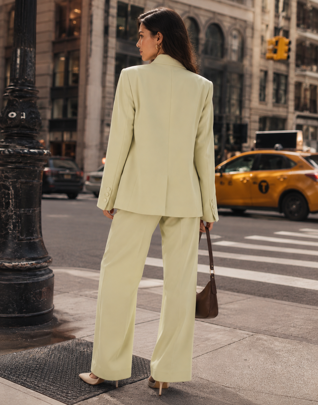 Wide Leg Pant - Green