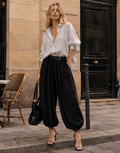Balloon Harem Pant - Black