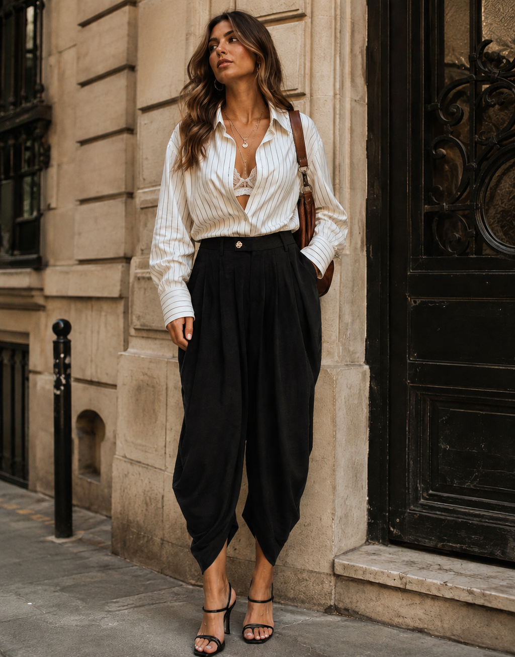 Balloon Harem Pant - Black