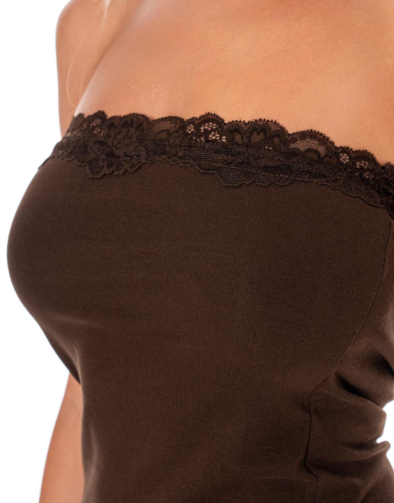 Cami Slip Top - Brown