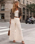 Peplum Strapless Top - Beige