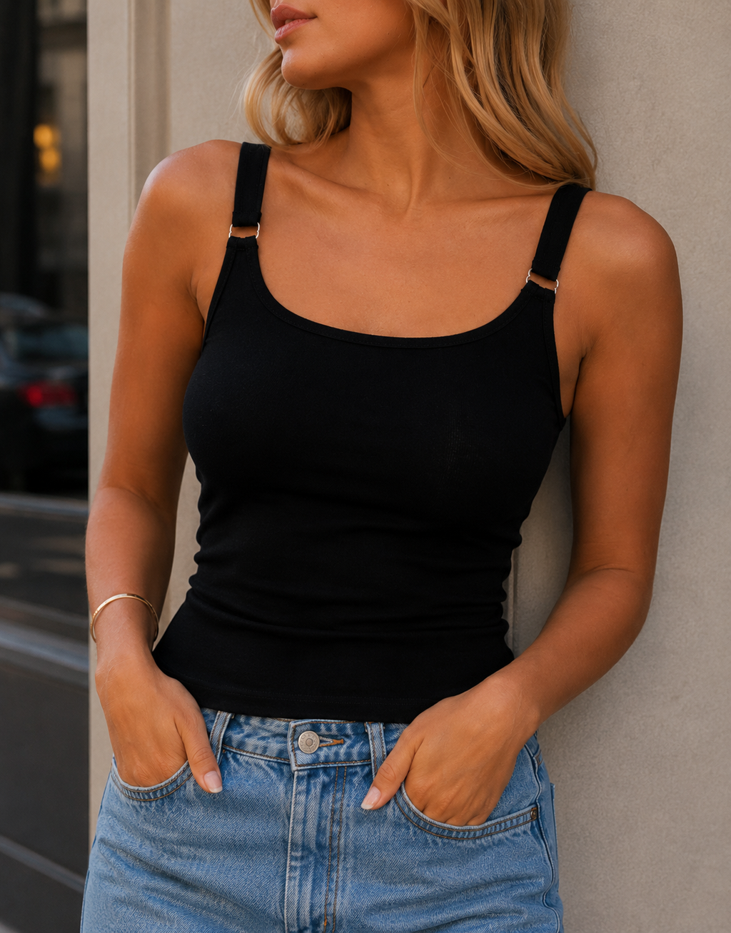 Knit Tank - Black