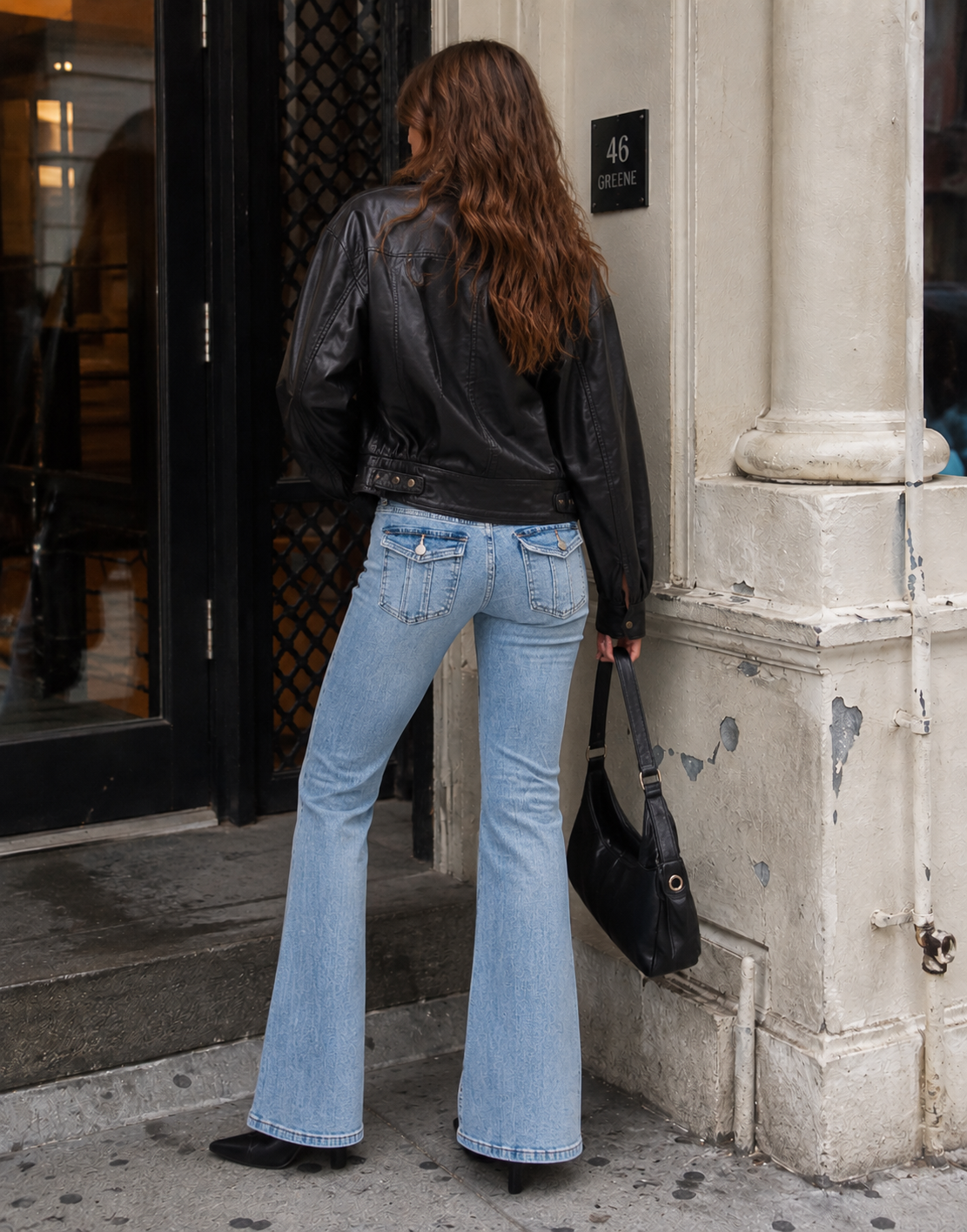 Bootcut Flare Jeans - Denim