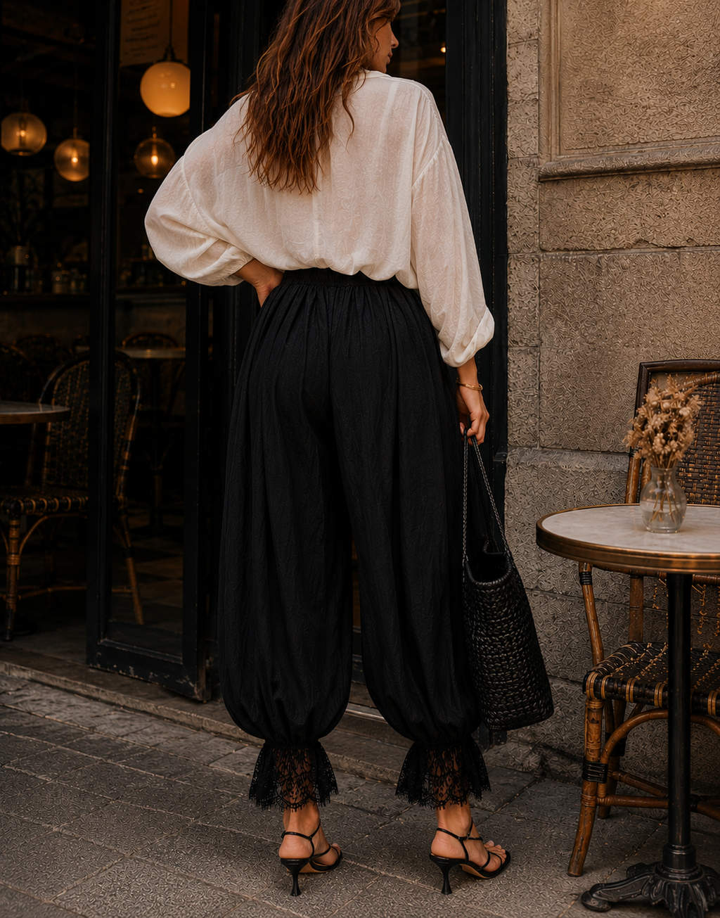 Balloon Harem Pant - Black