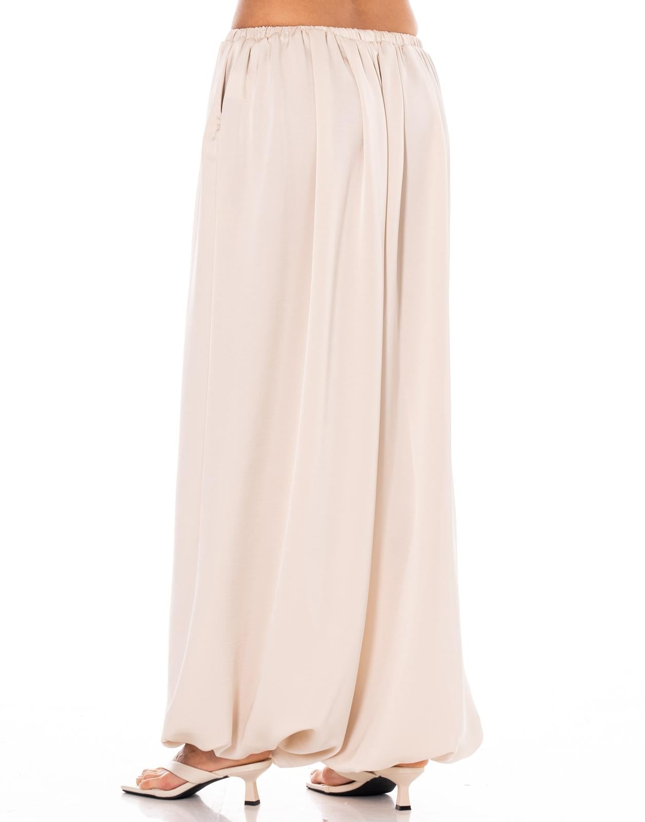 Flowy Wide-Leg Pant - Apricot