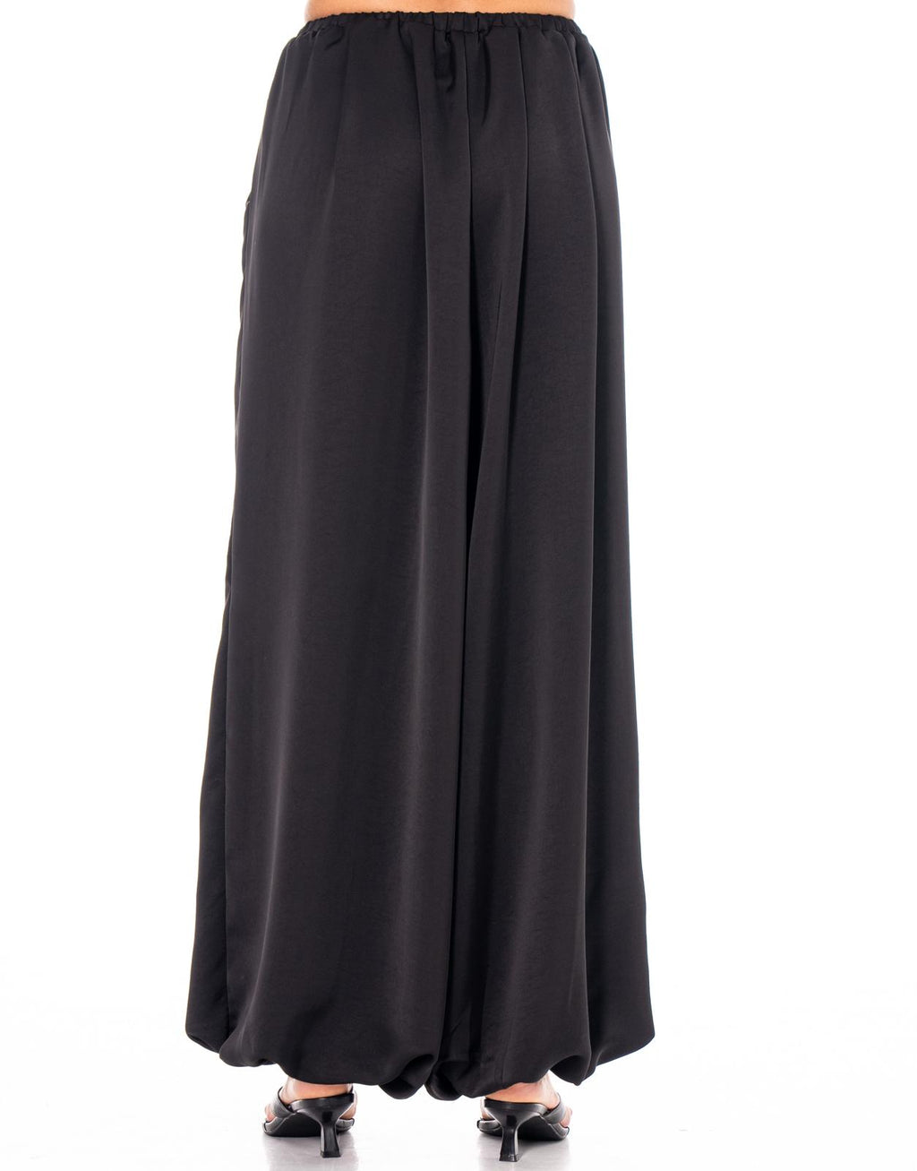 Flowy Wide-Leg Pant - Black