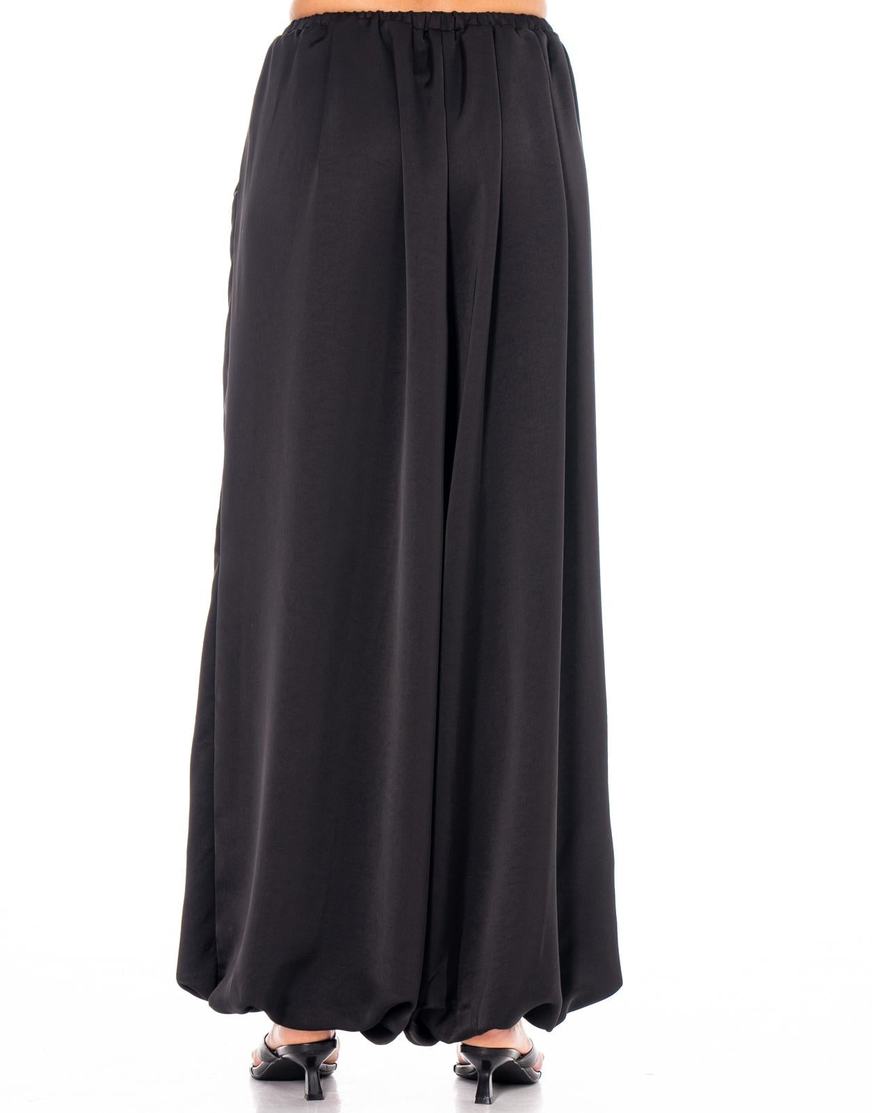 Flowy Wide-Leg Pant - Black