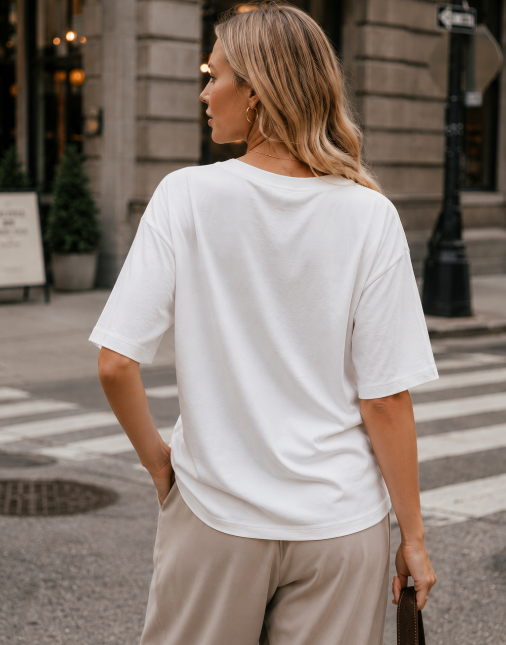 Short Sleeve T Shirt - White