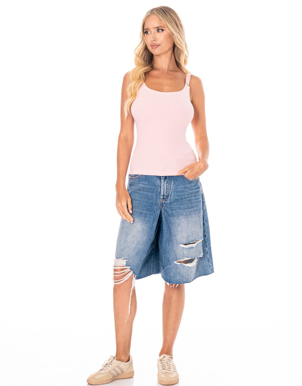Knit Tank - Pink