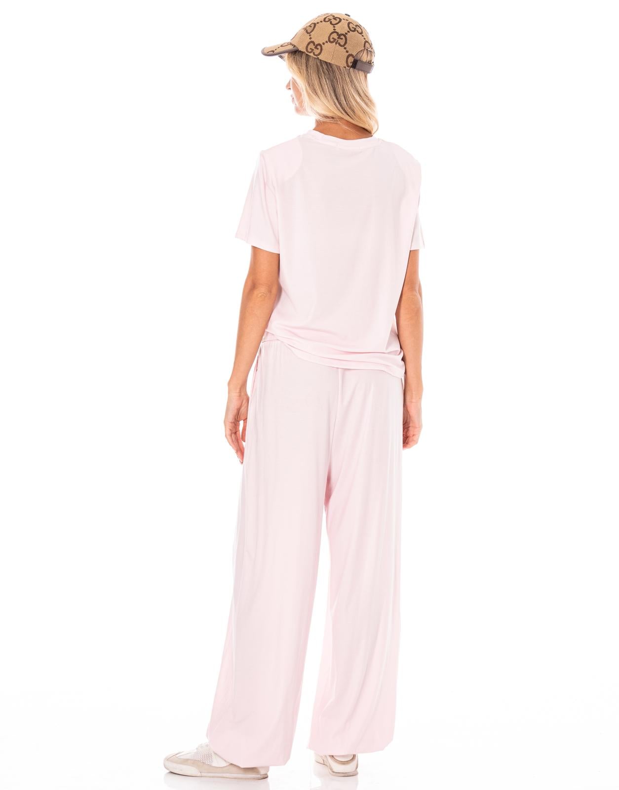 Loungewear Top And Pant Set - Pink