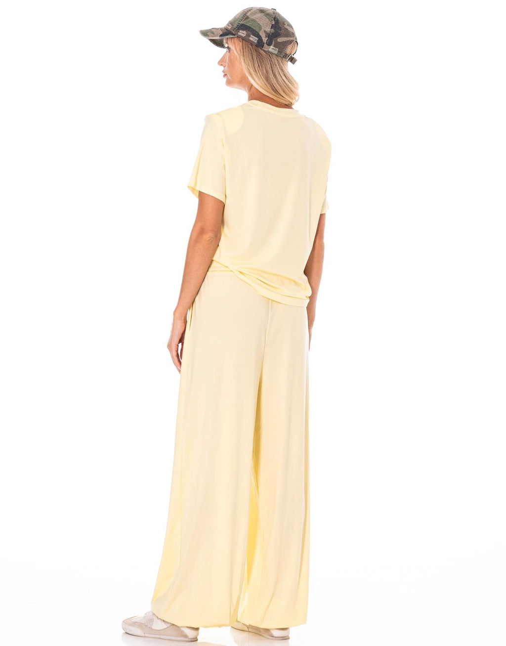 Loungewear Top And Pant Set - Yellow