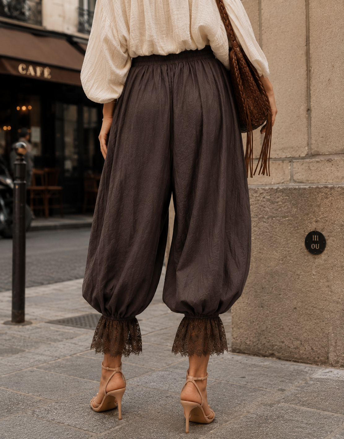 Balloon Harem Pant - Coffee