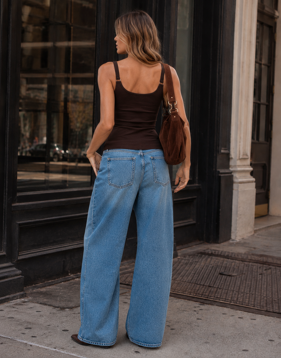 Knit Tank - Brown