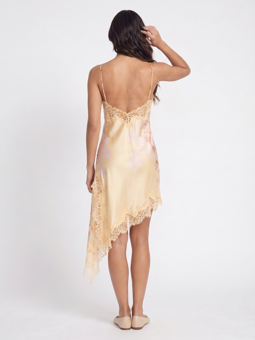 Sleeveless Slip Dress - Yellow