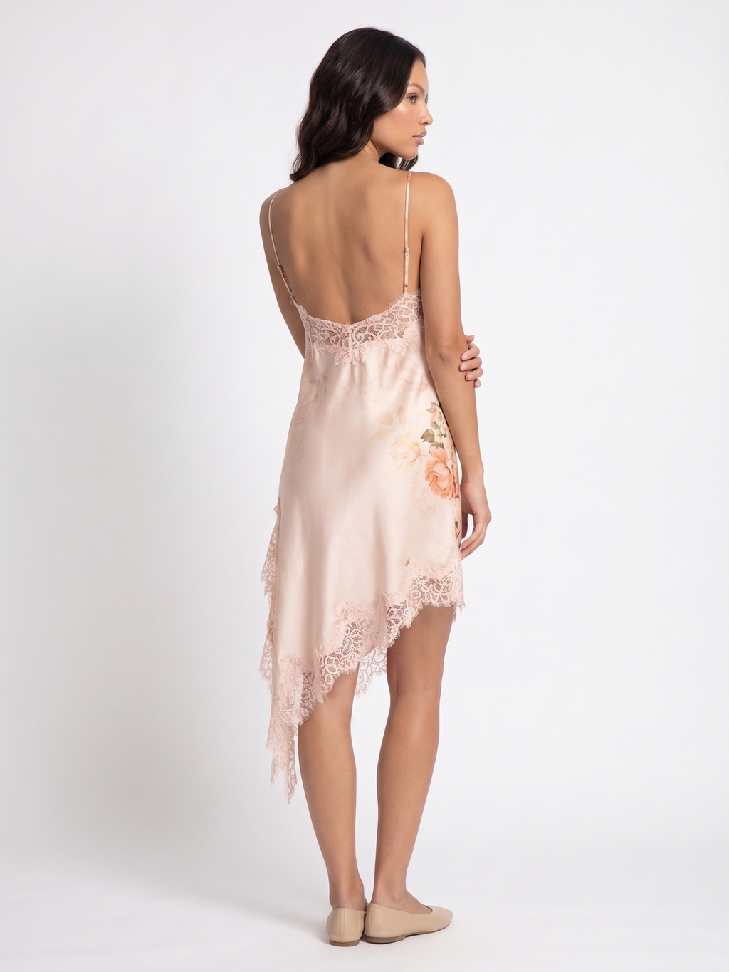 Sleeveless Slip Dress - Pink