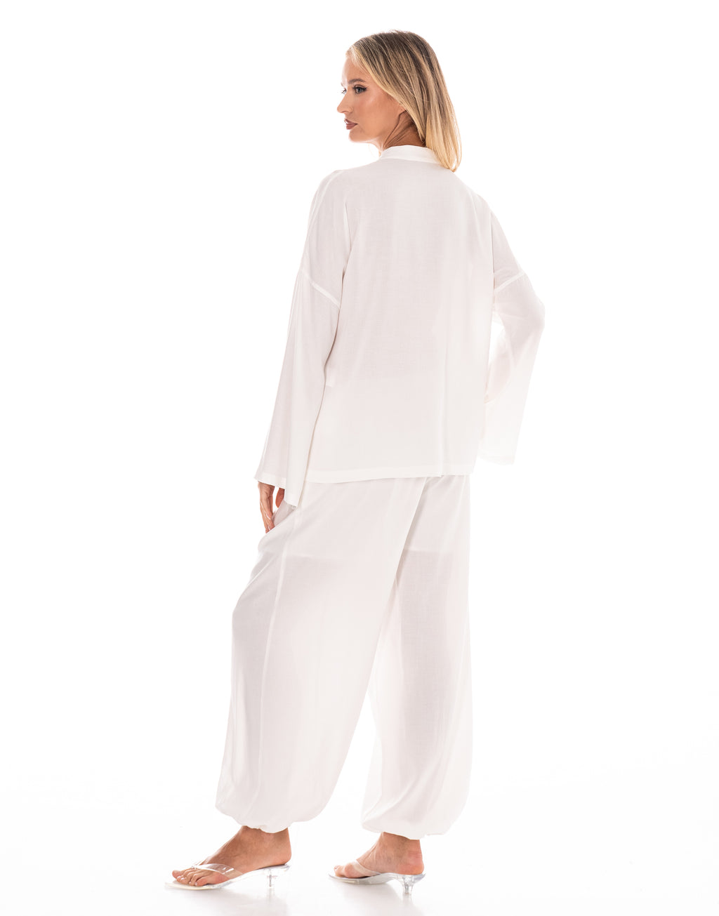 Ruffle Two-Piece - White