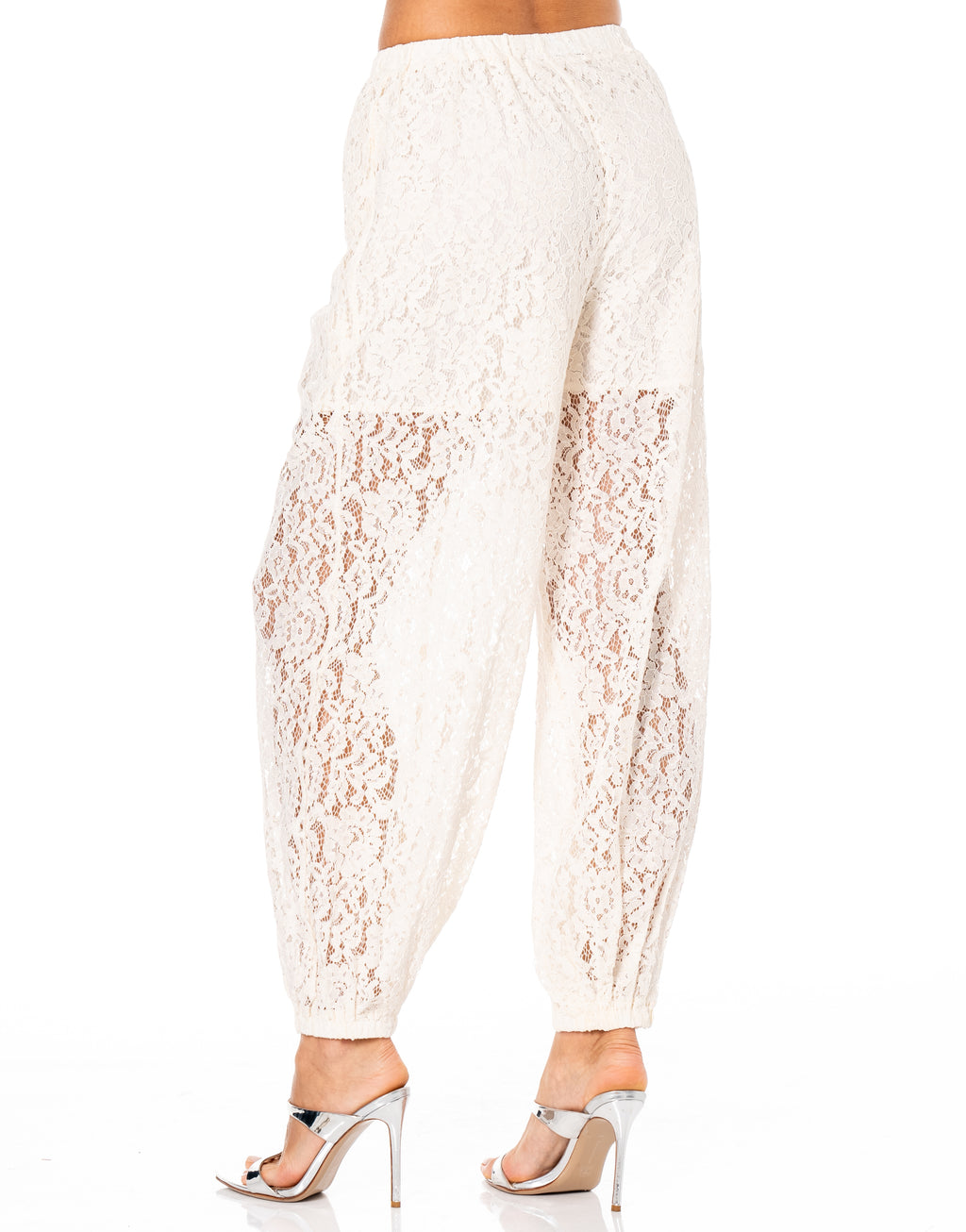 Sheer Balloon Pant - Apricot