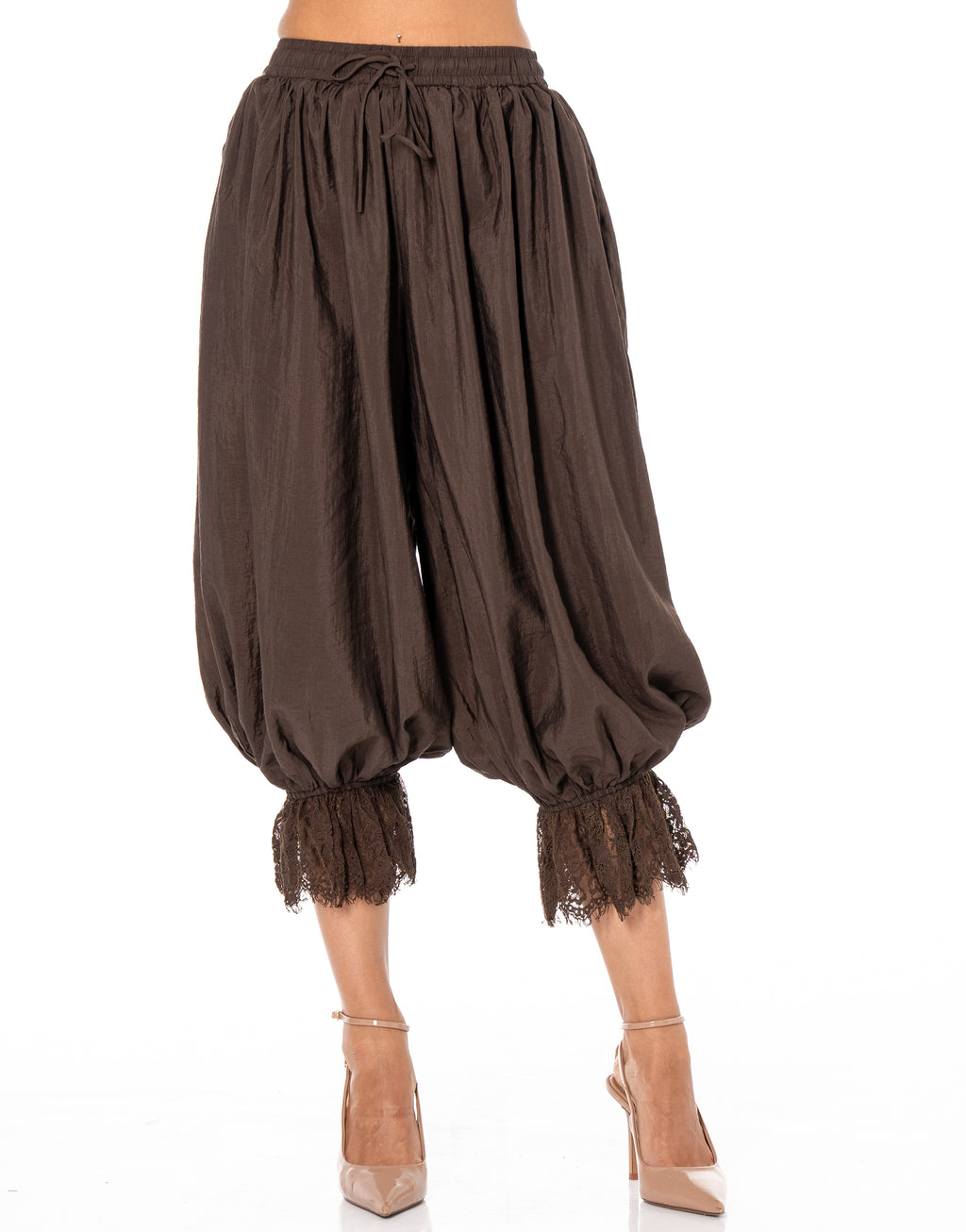 Balloon Harem Pant - Coffee