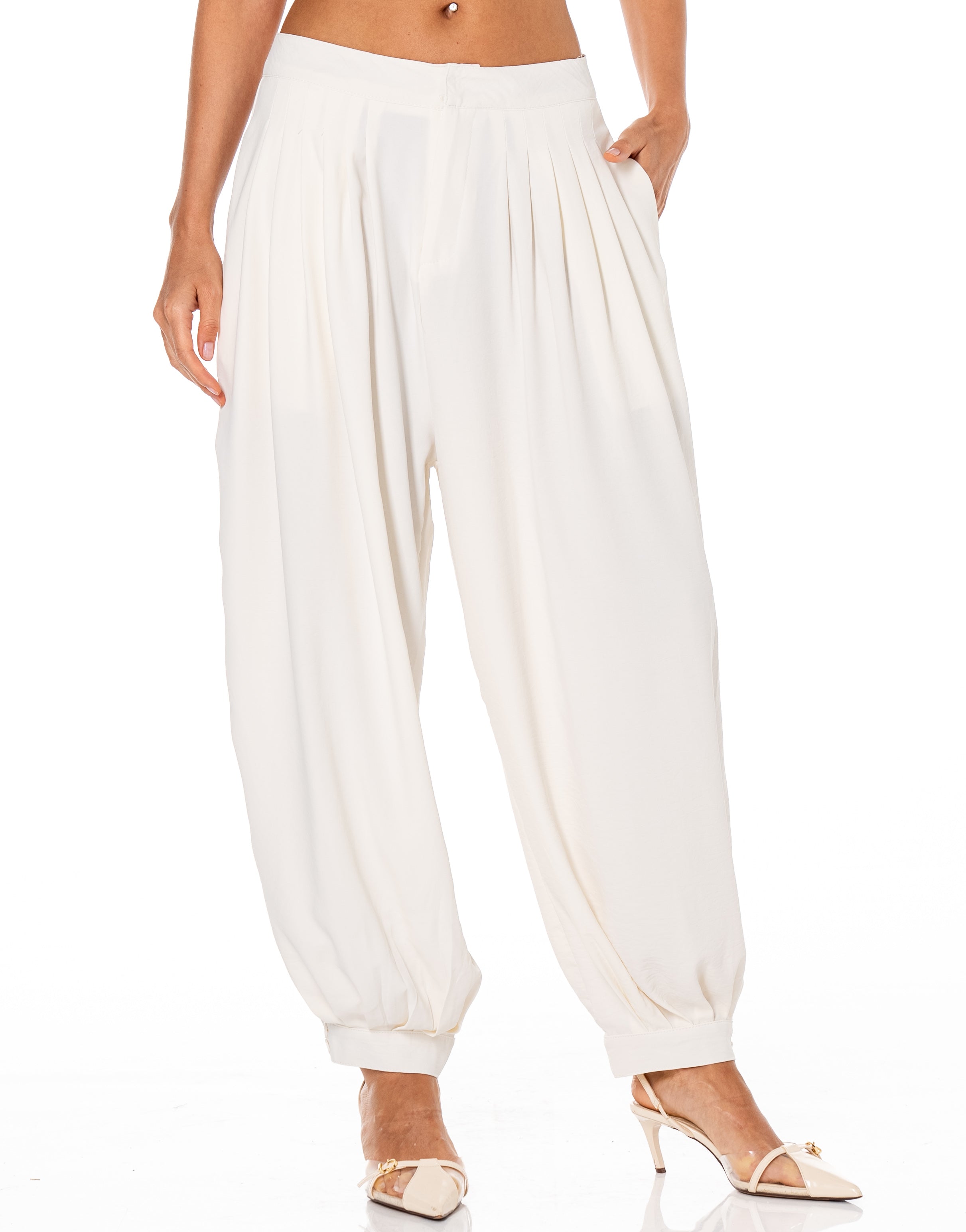 Balloon Harem Pant - Apricot