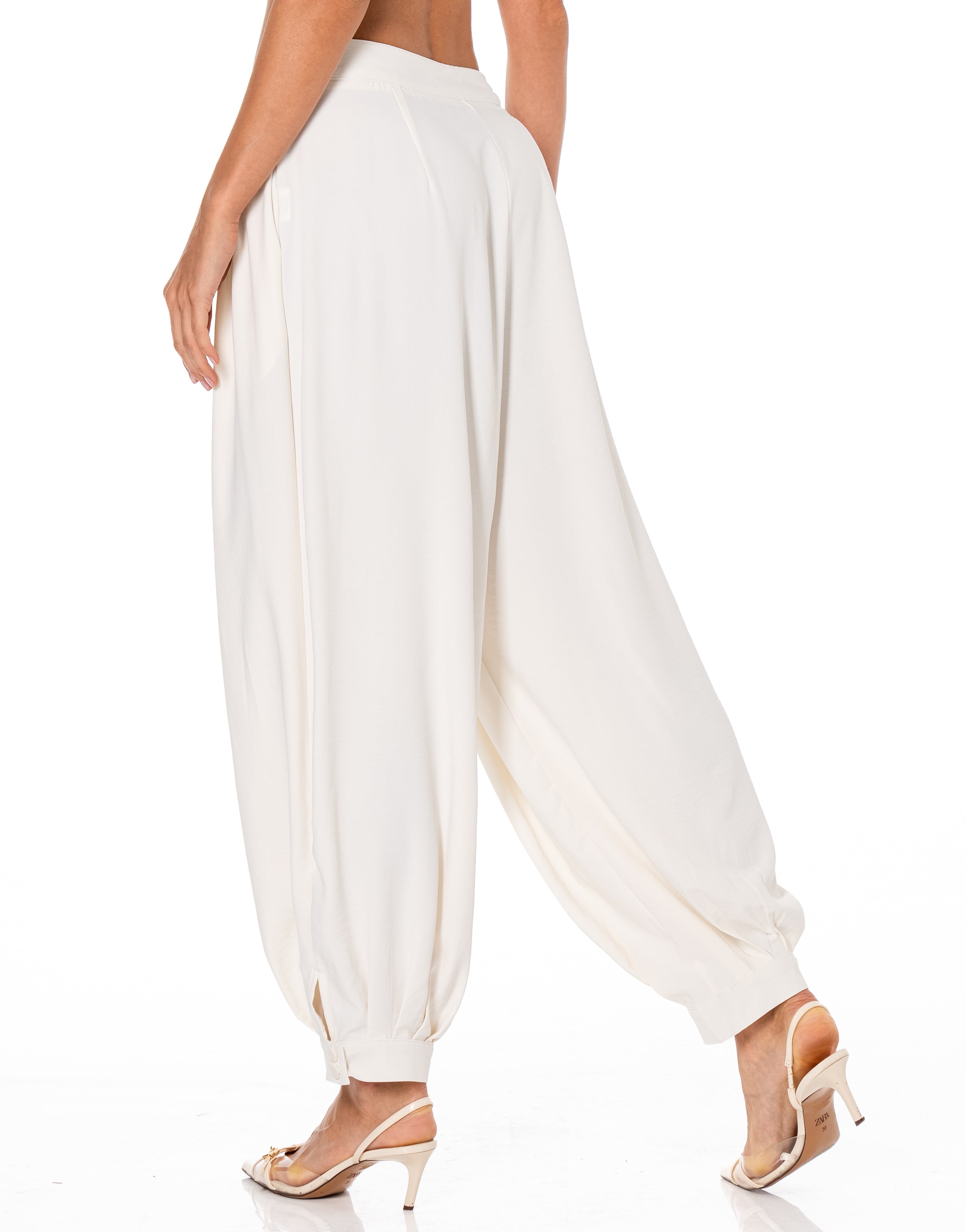 Balloon Harem Pant - Apricot