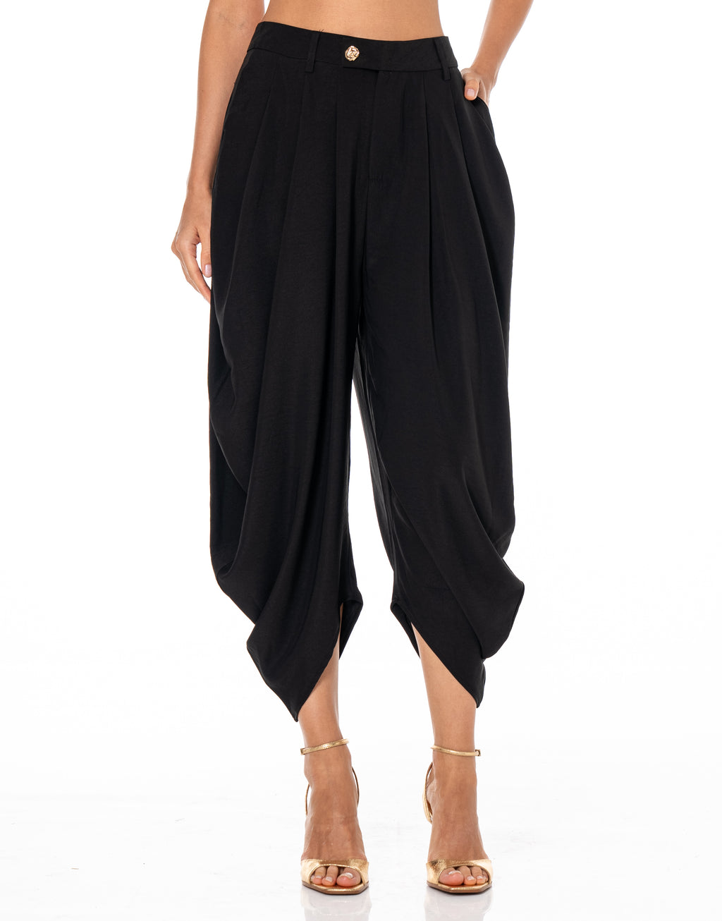 Balloon Harem Pant - Black