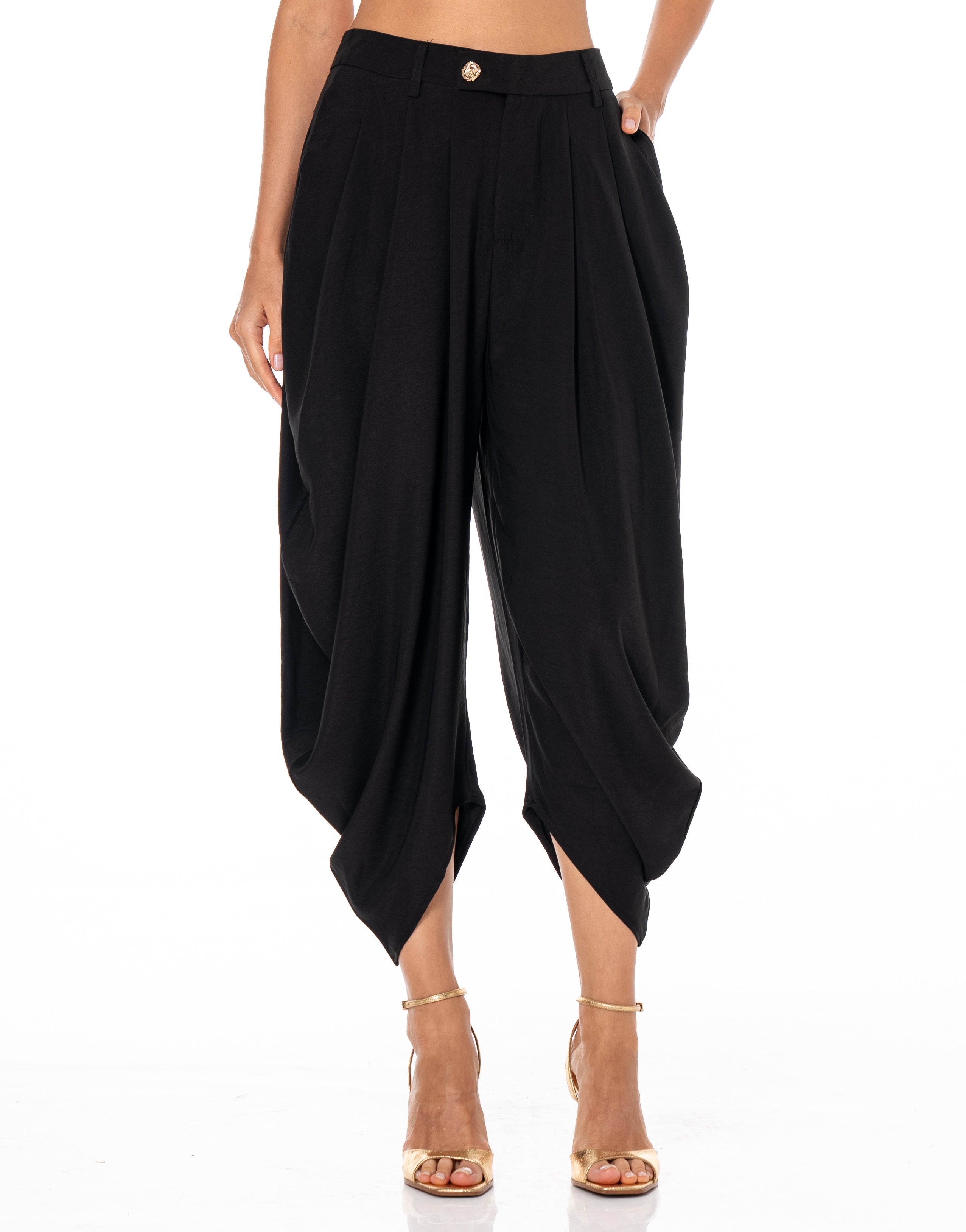 Balloon Harem Pant - Black
