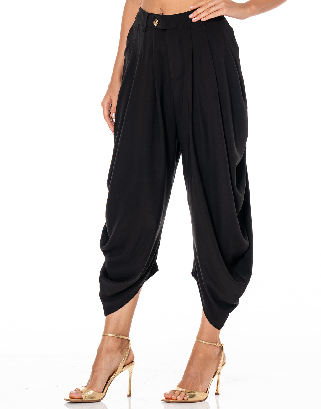 Balloon Harem Pant - Black