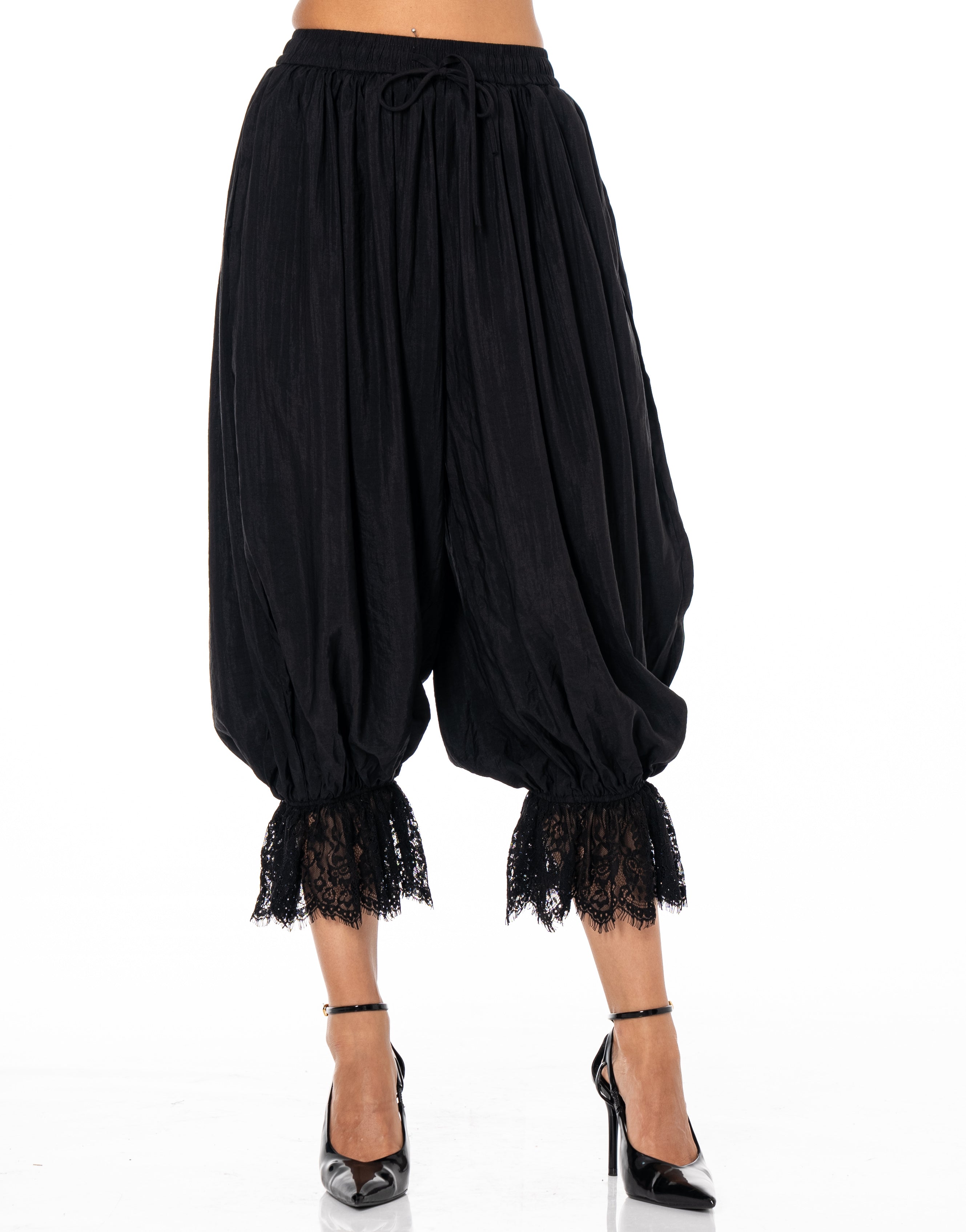 Balloon Harem Pant - Black