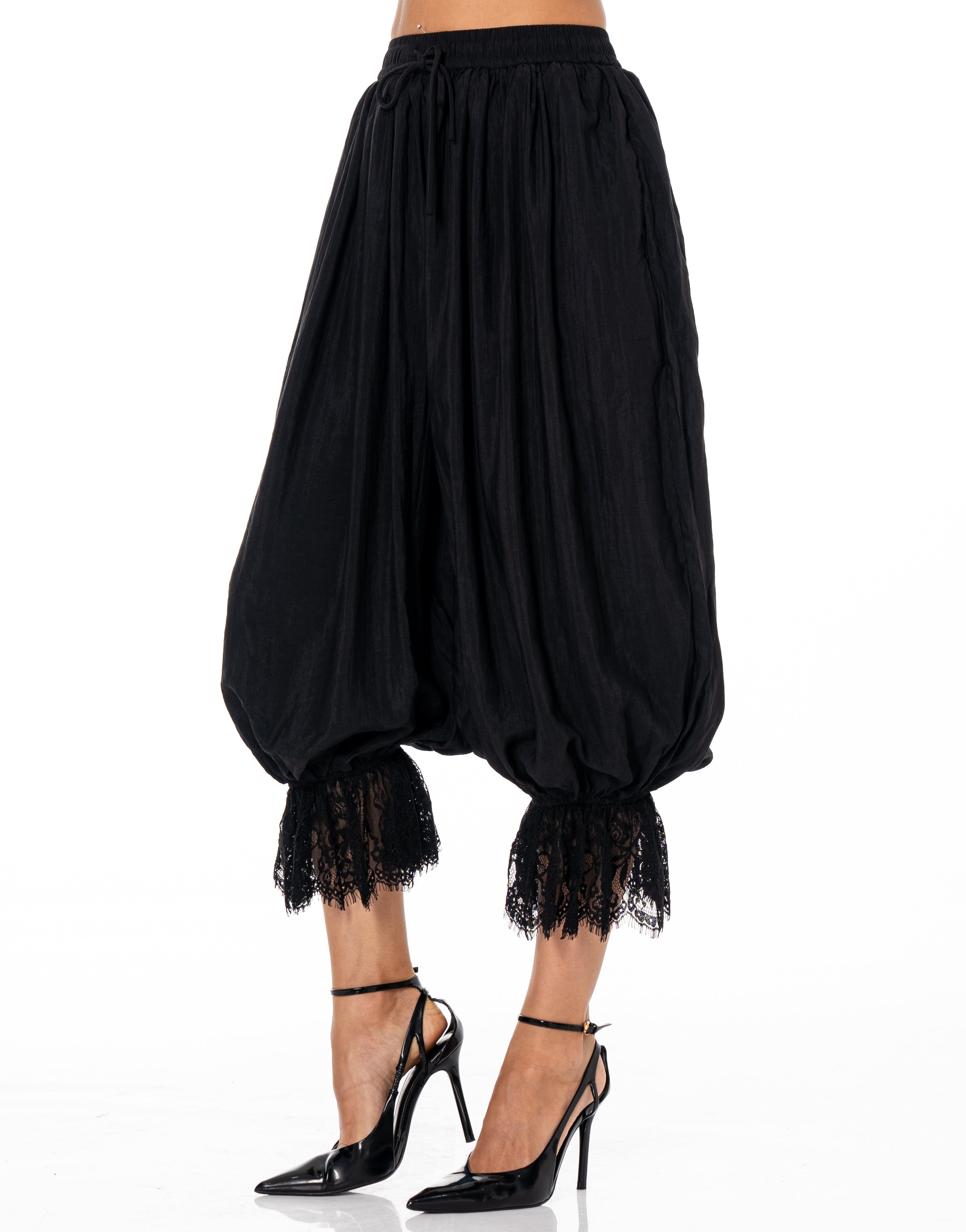 Balloon Harem Pant - Black