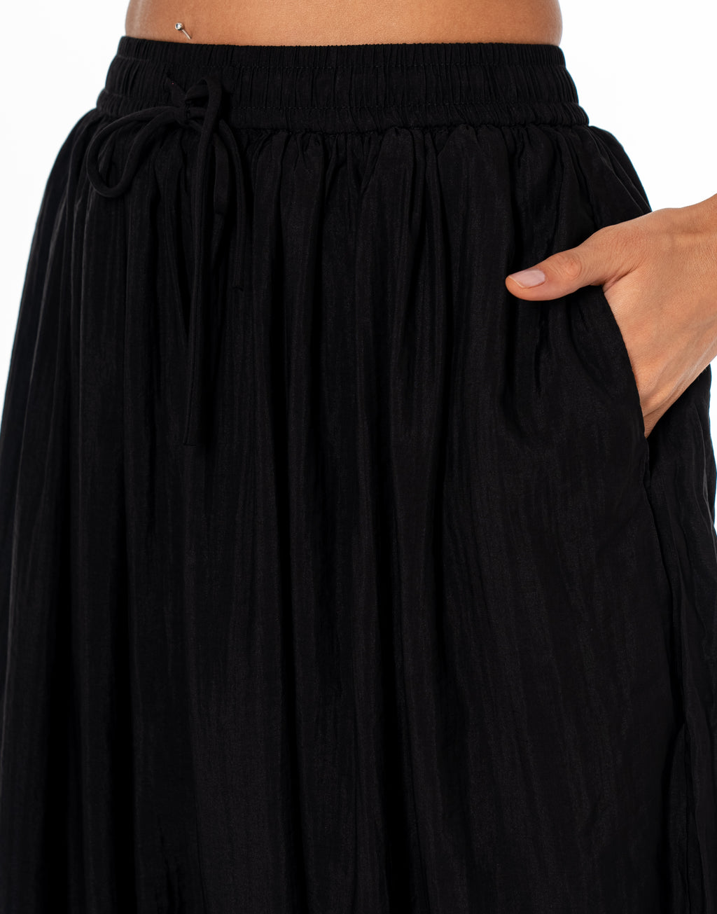 Balloon Harem Pant - Black