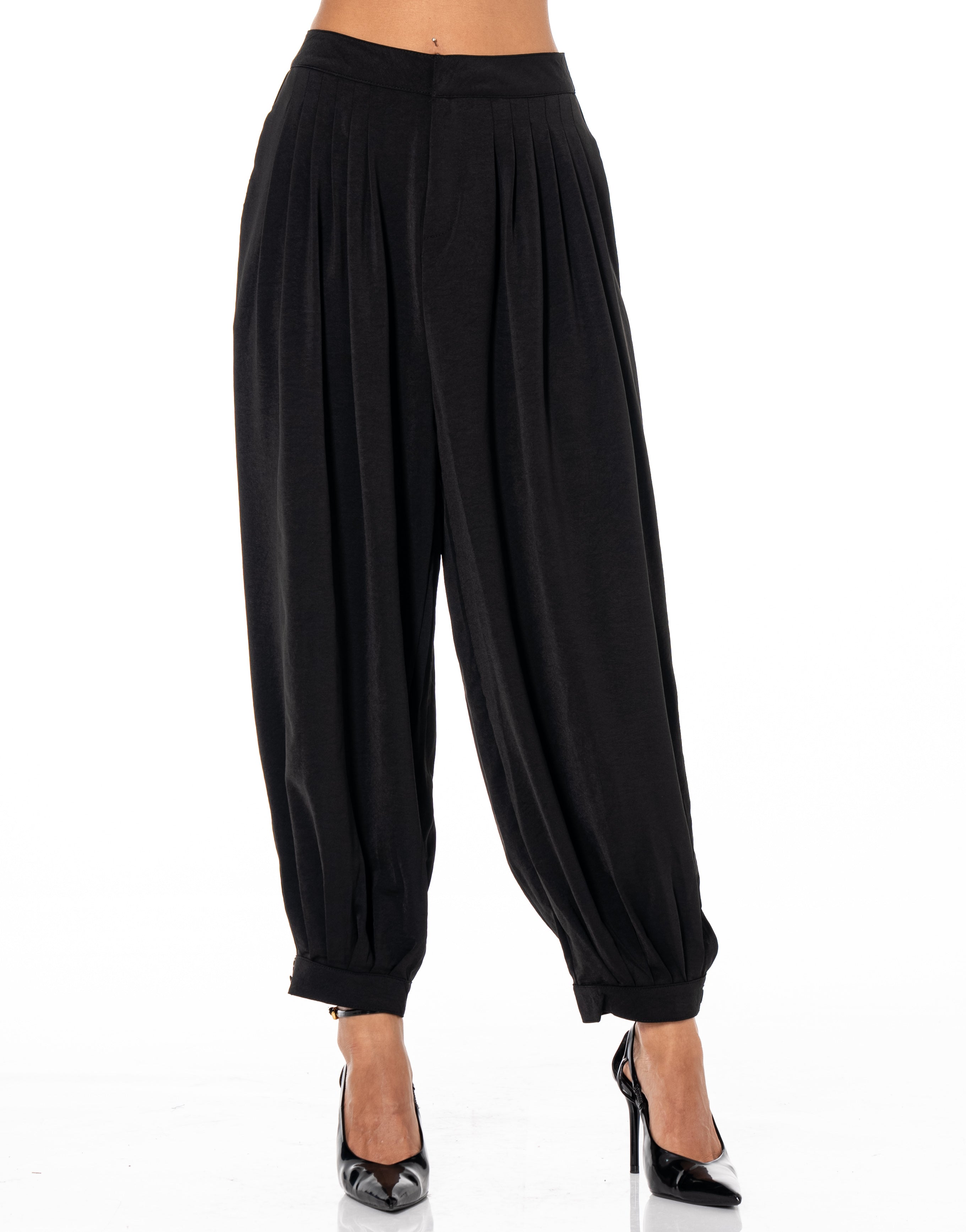 Balloon Harem Pant - Black