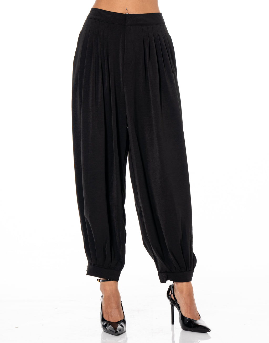 Balloon Harem Pant - Black
