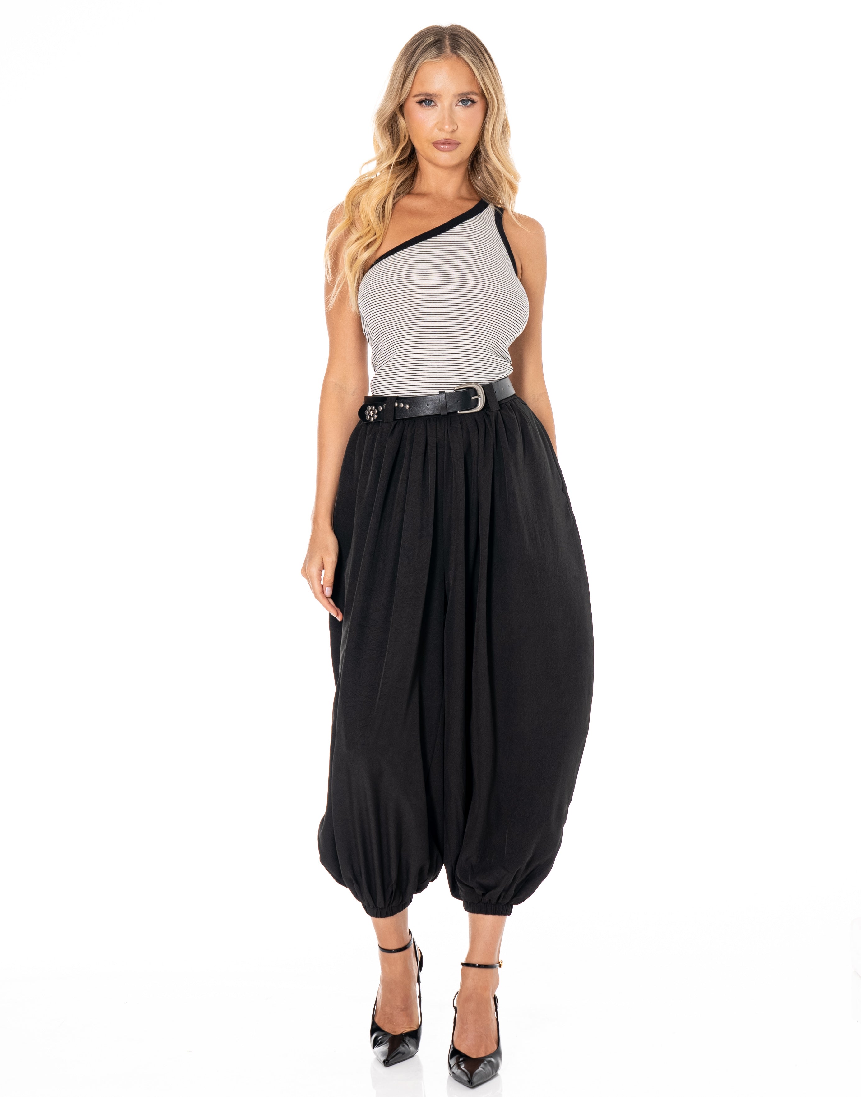 Balloon Harem Pant - Black
