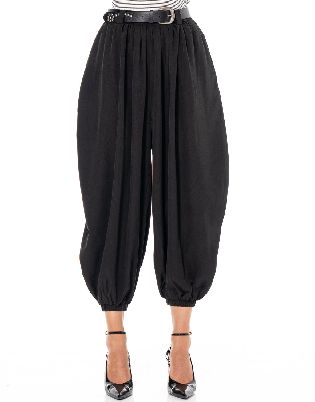 Balloon Harem Pant - Black