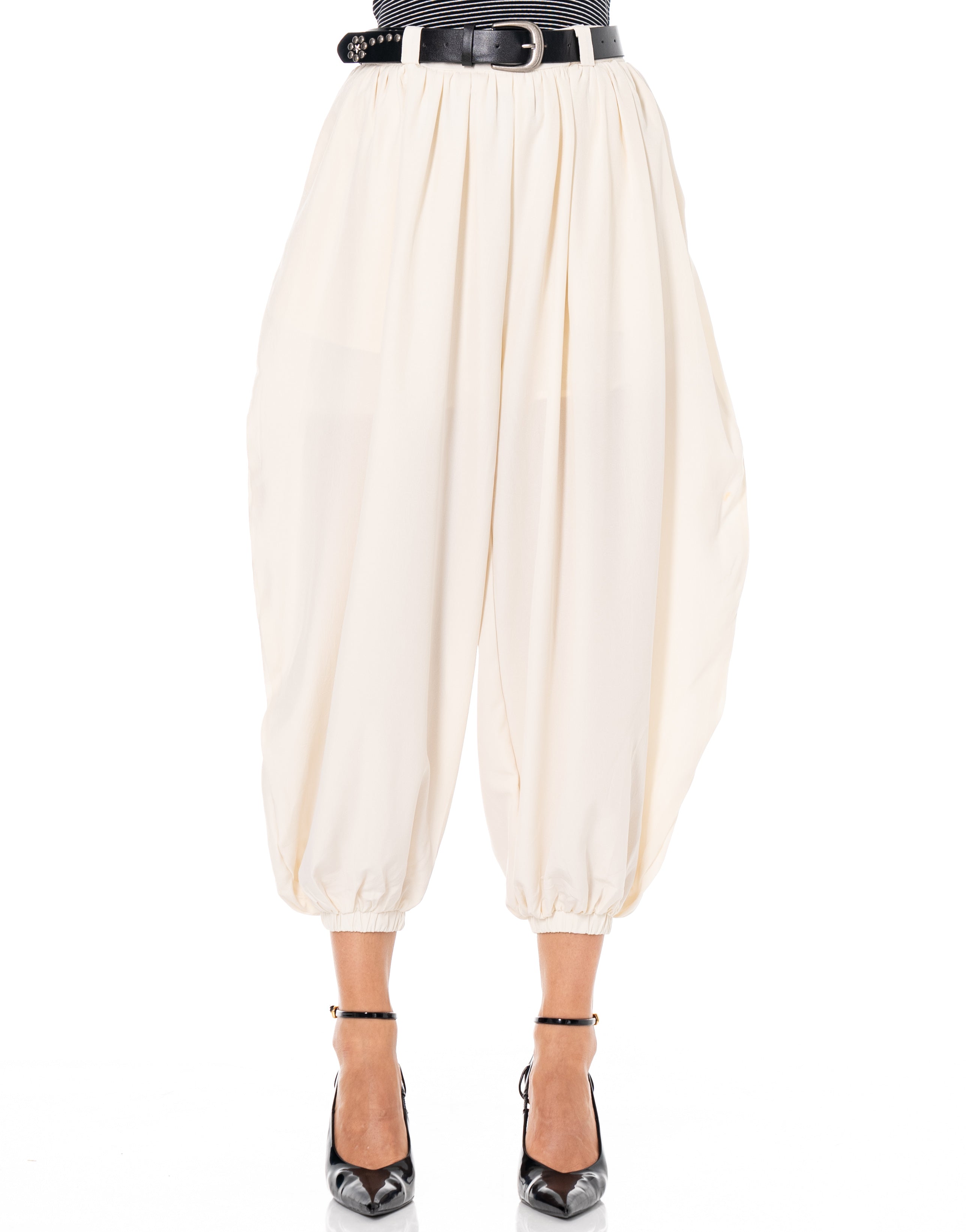 Balloon Harem Pant - Apricot