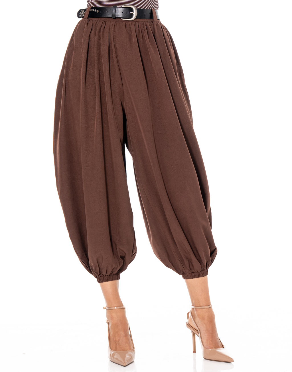 Balloon Harem Pant - Coffee