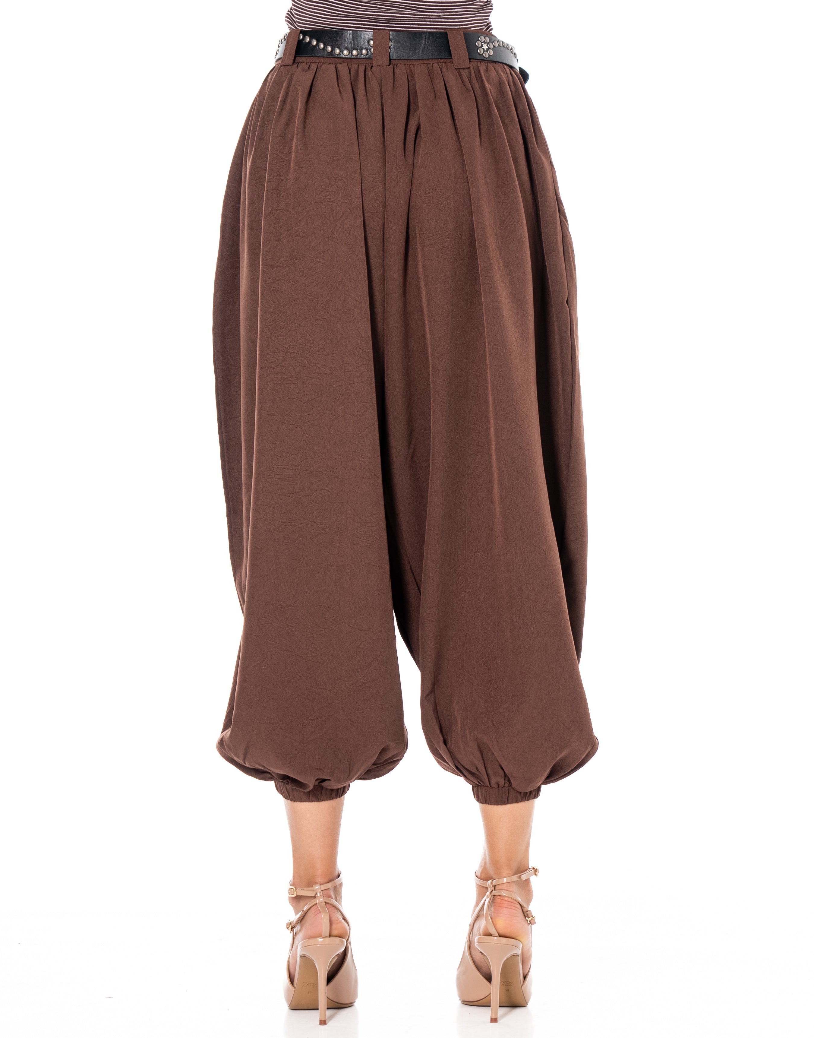Balloon Harem Pant - Coffee
