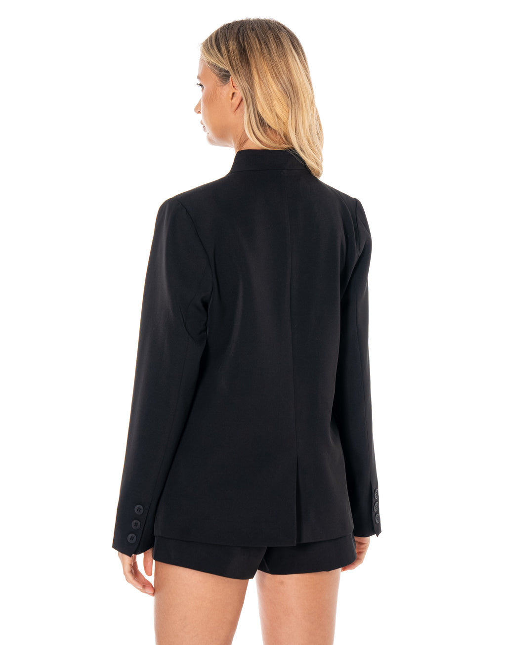 Blazer And Short Two-Piece - Black