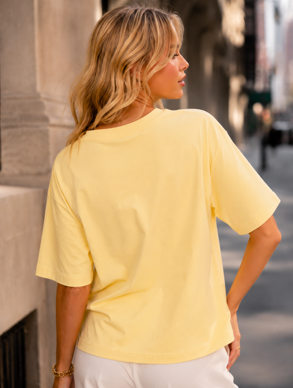 Short Sleeve T Shirt - Yellow
