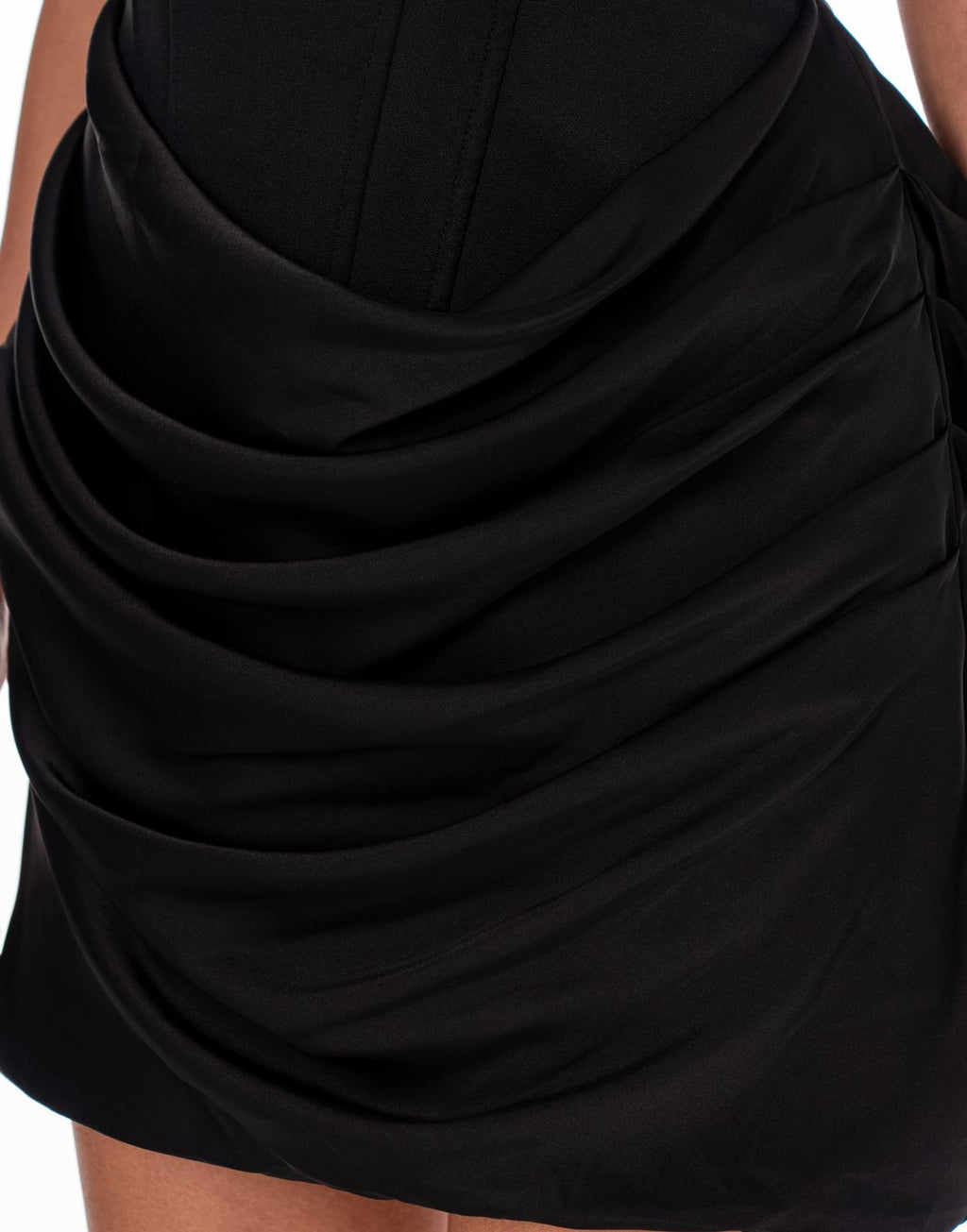Satin Dress - Black