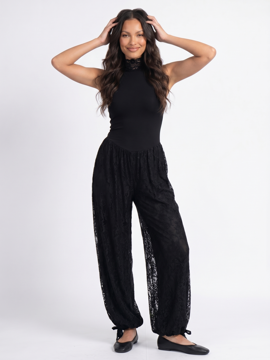 Sleeveless Jumpsuit - Black