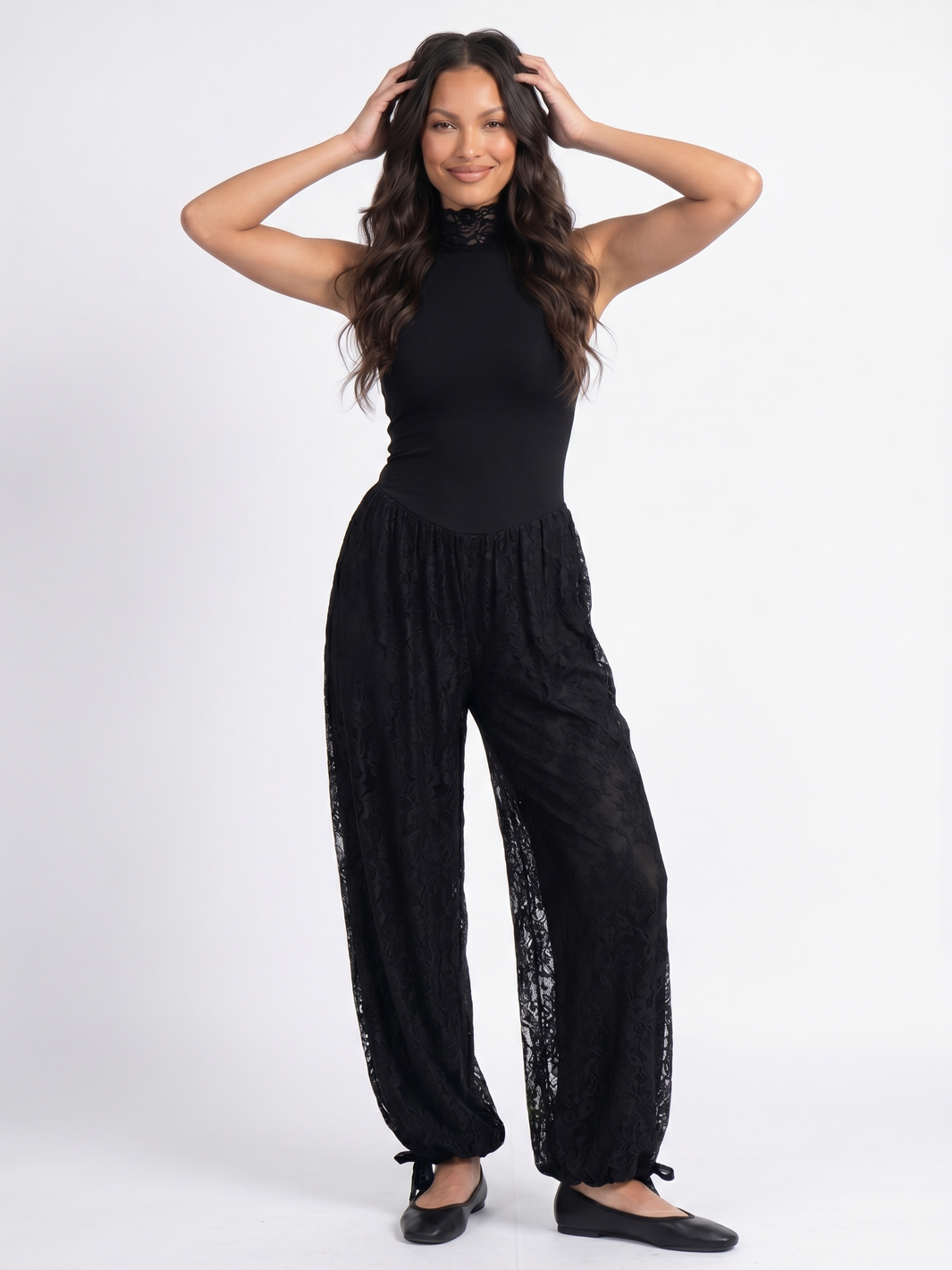Sleeveless Jumpsuit - Black