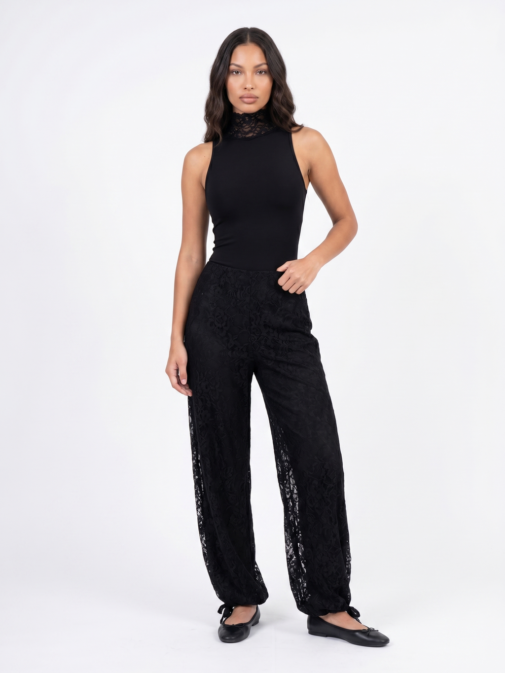 Sleeveless Jumpsuit - Black