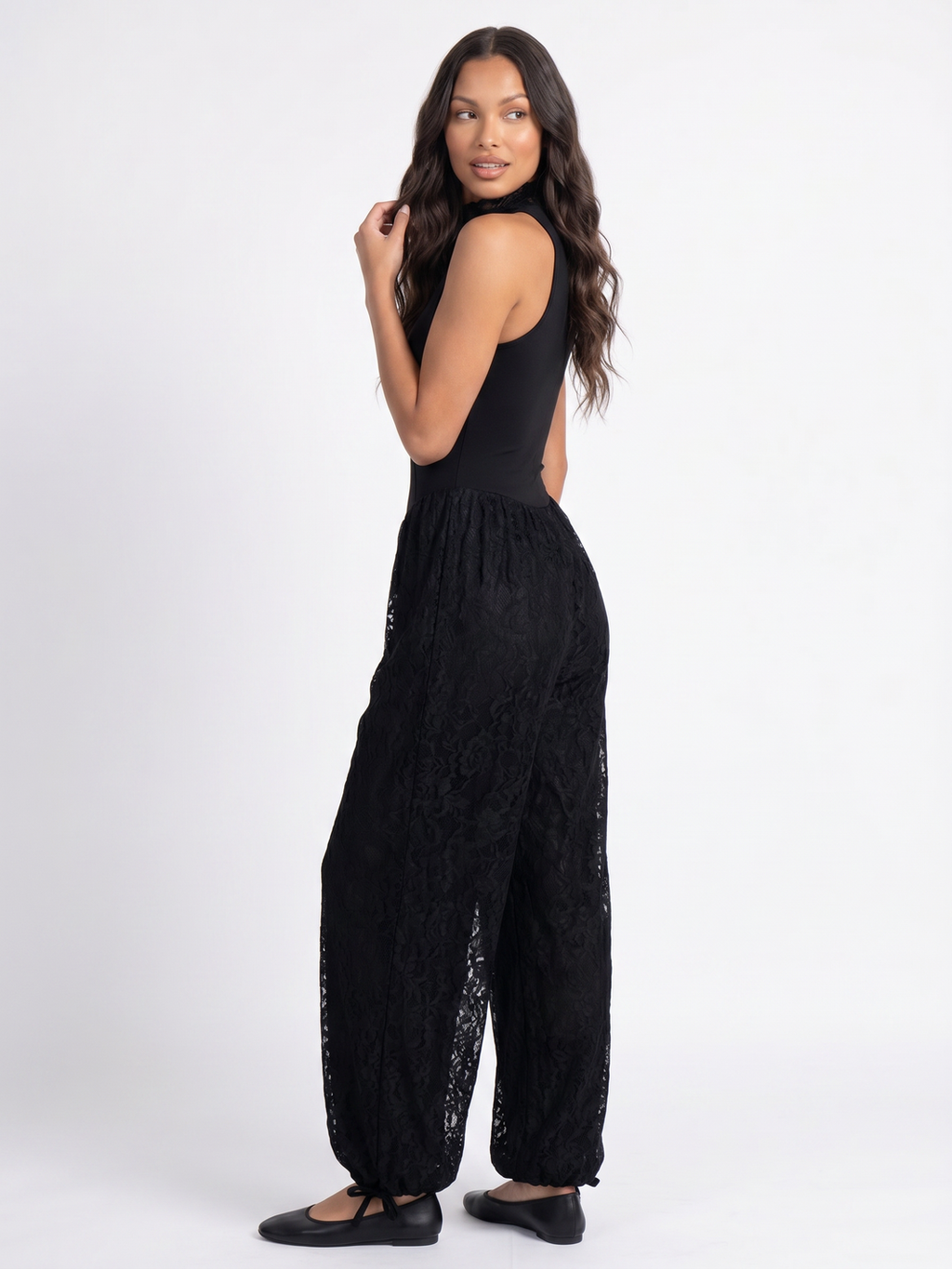 Sleeveless Jumpsuit - Black