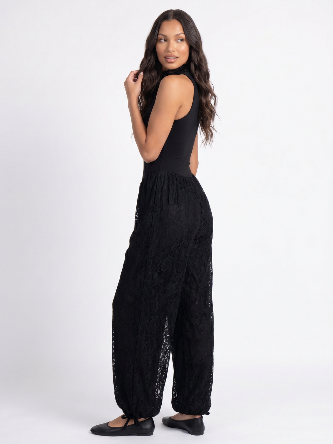 Sleeveless Jumpsuit - Black