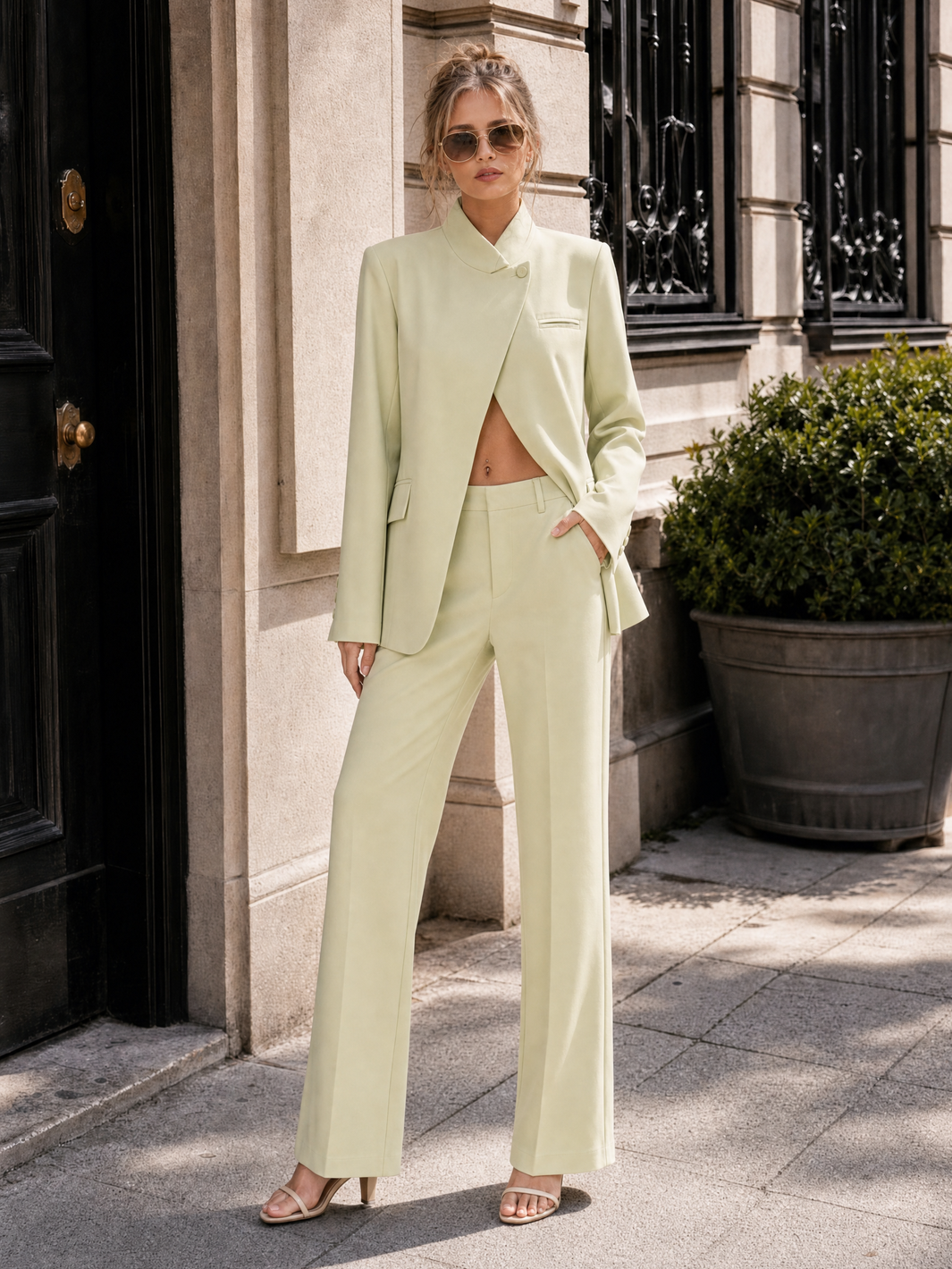 Two Piece Suit - Green