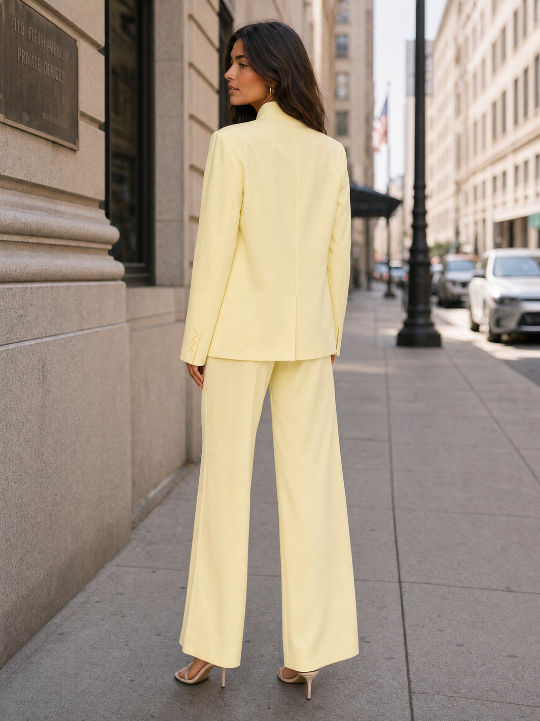 Two Piece Suit - Yellow